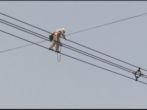 electricity high wire